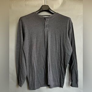 🏞️ Great Northwest Men's Henley Shirt - 2XLT - Gray 🏞️